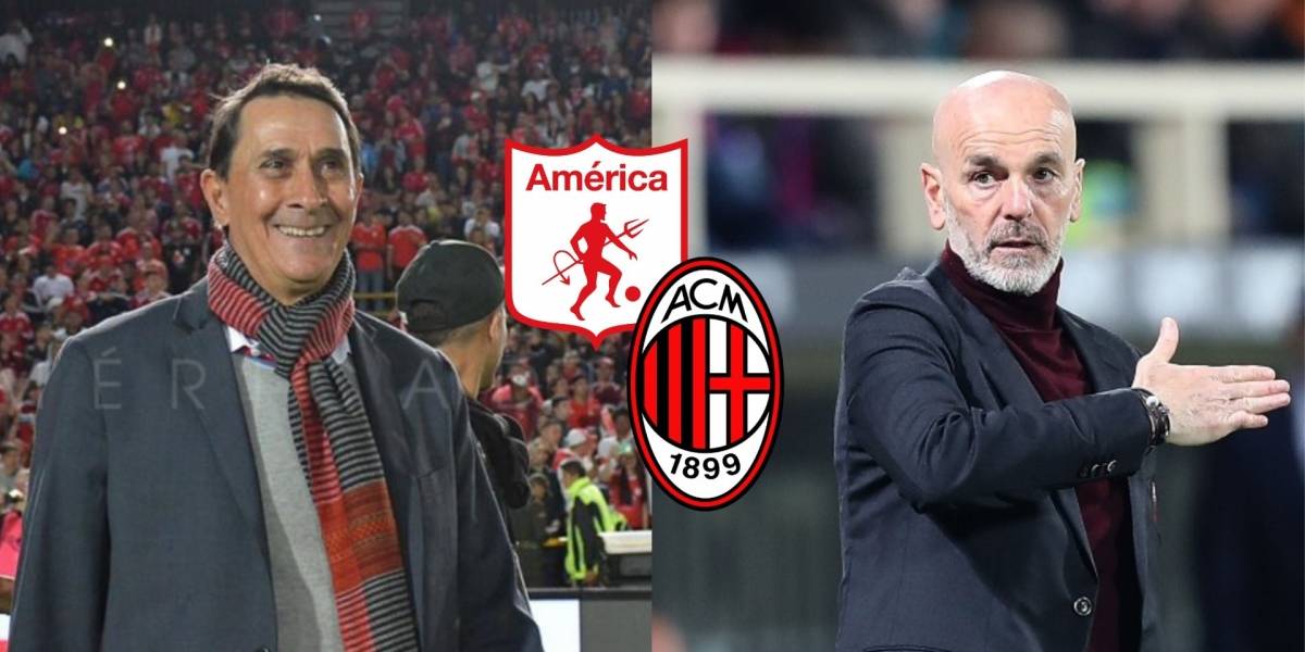 Técnico del Milan confesó por qué se inspiró en el América de Cali de Guimaraes.