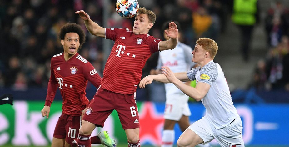 Bayern Munich rescató un empate ante el Salzburgo en la ida de los octavos de final de la Champions.
