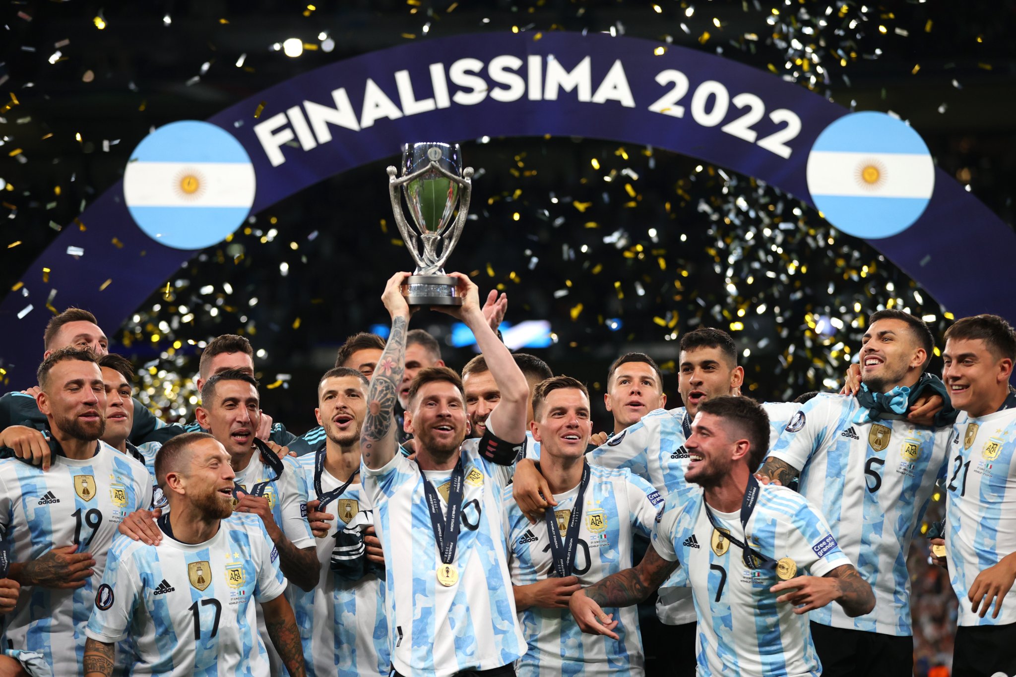 Argentina goleó a Italia y se dejó la “Finalísima 2022”.