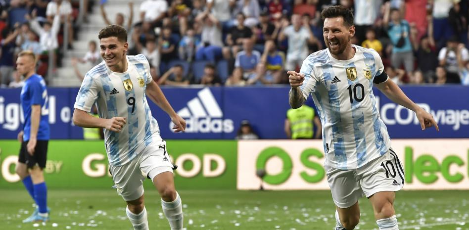 ¡Estonia salió goleada! Primer repóker de Messi con Argentina.