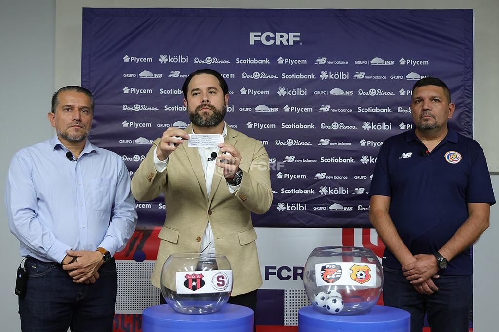 Pedro Navarro y Keylor Herrera dirigirán la ida de las semifinales tras sorteo realizado en la Fedefutbol.
