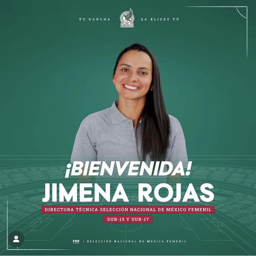 La costarricense, Jimena Rojas, es la nueva entrenadora de las selecciones femeninas U15 y U17 de México.