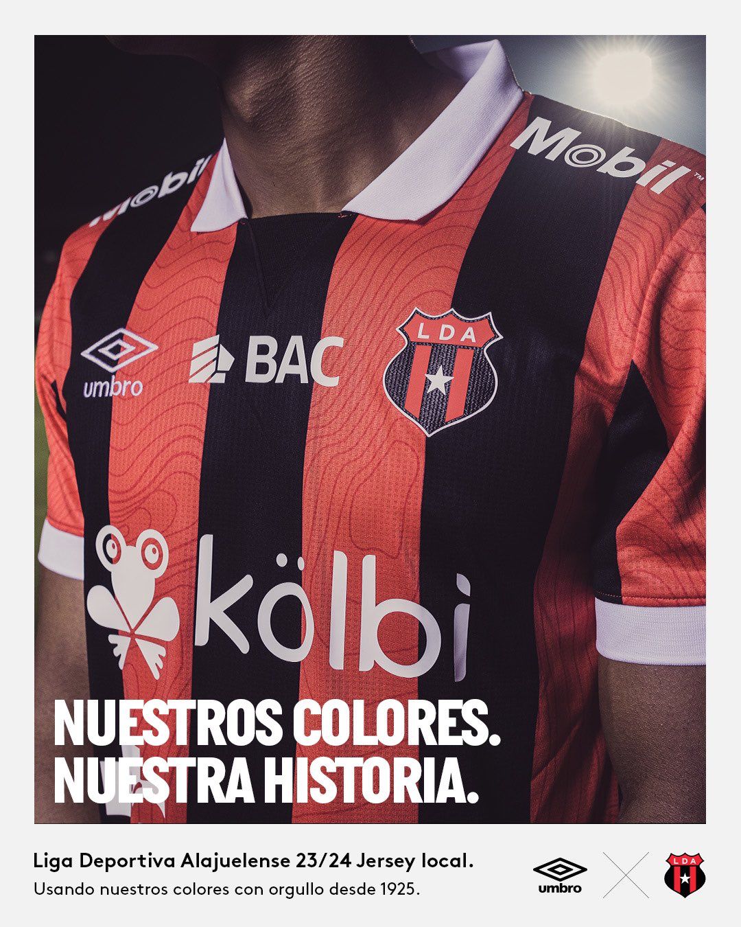 Alajuelense presentó su nueva camiseta para la Temporada 2023-2024.