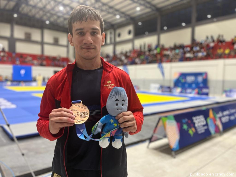Sebastián Sancho le dio la primera medalla a Costa Rica en Juegos Centroamericanos y del Caribe.