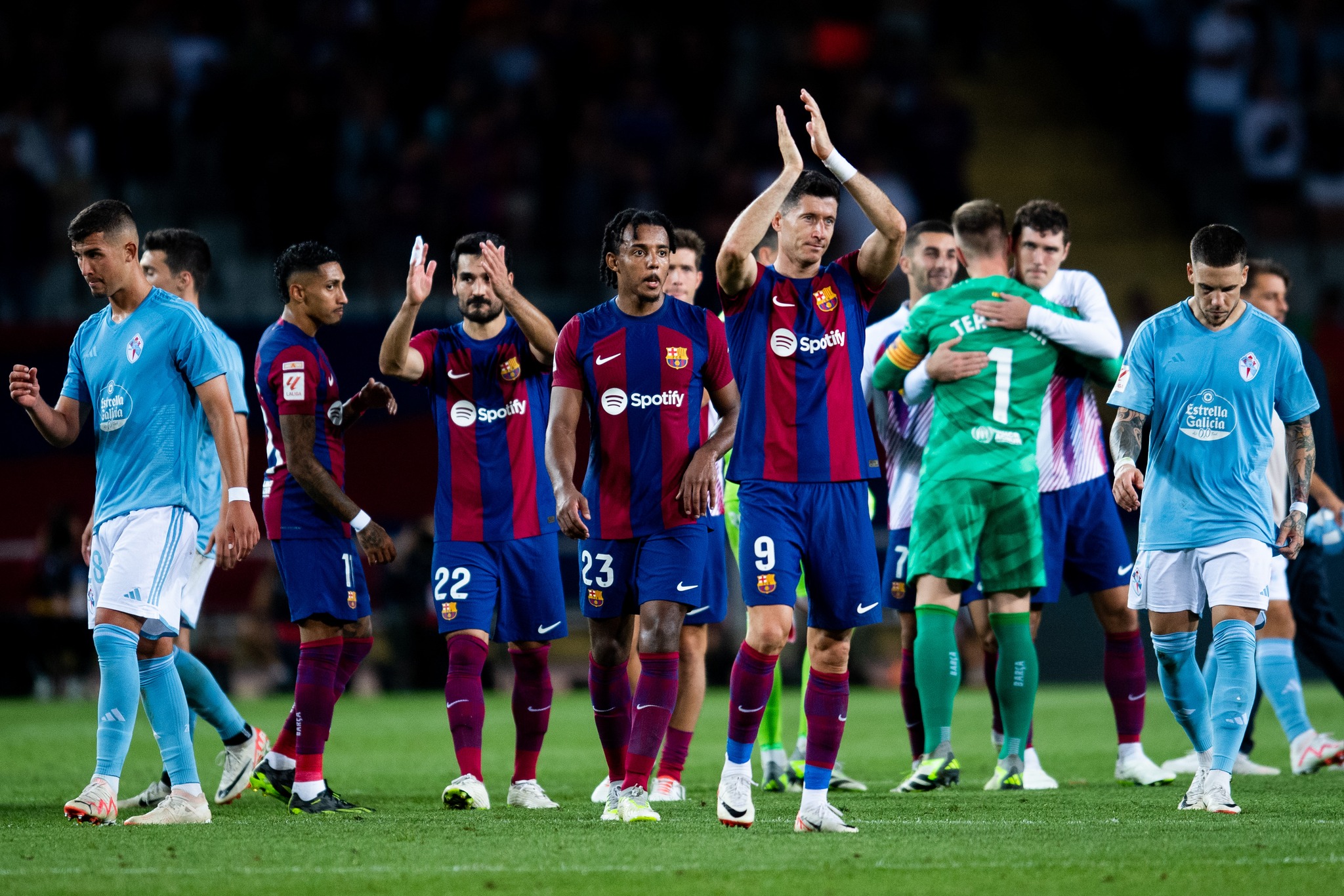 Barcelona protagonizó una épica remontada ante el Celta de Vigo.