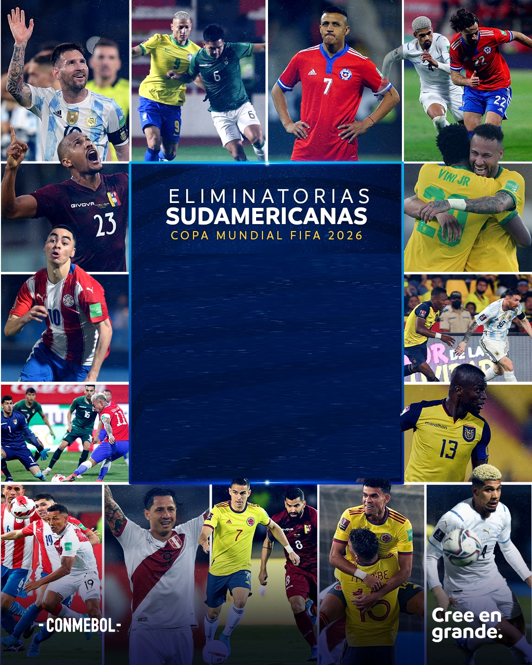 Este martes se jugará la jornada 6 de las Eliminatorias Sudamericanas.