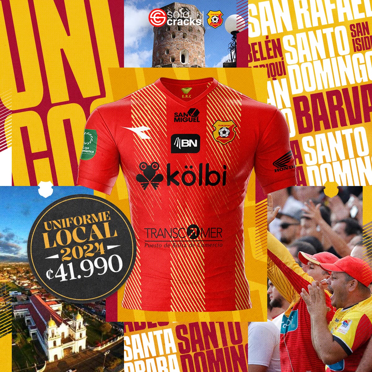Herediano estrena nueva indumentaria para el año 2024.