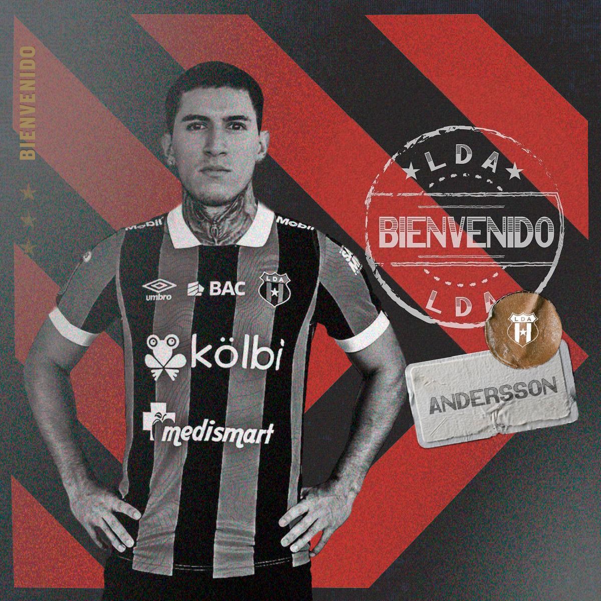 Alajuelense sorprende al anunciar como refuerzo a delantero brasileño con modesta carrera.