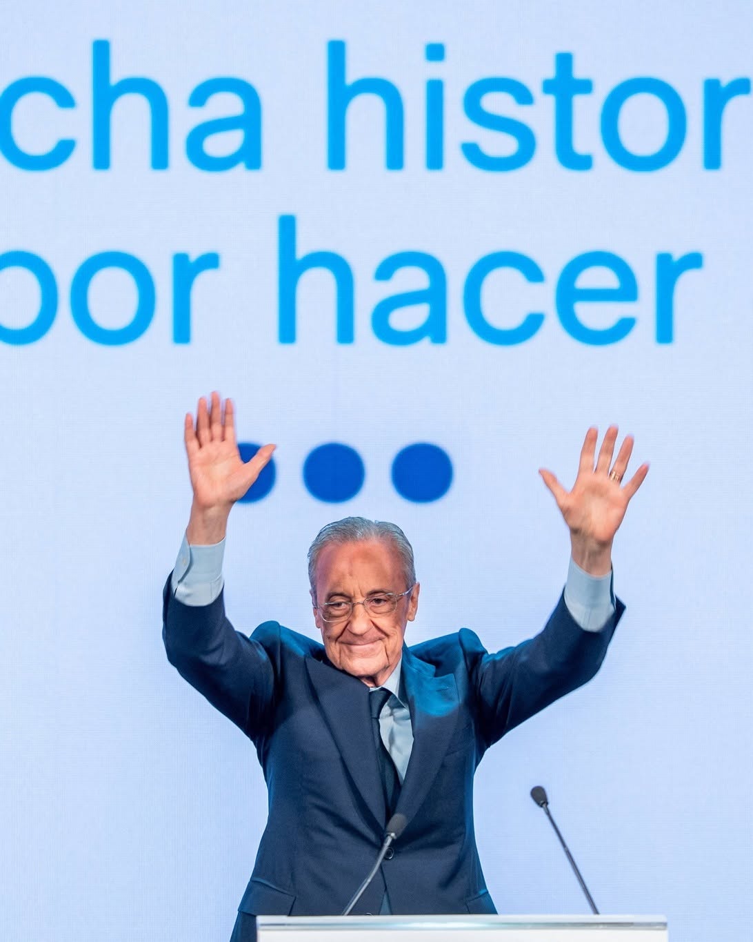 Victoria aplastante de Florentino sobre Riquelme, para revalidar su cargo como presidente del Real Madrid hasta 2030..