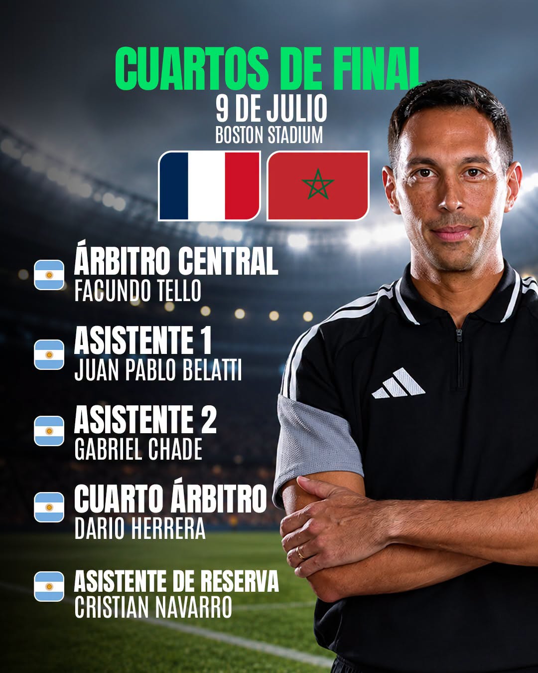 “La FIFA está bromeando”: nueva polémica por los árbitros designados para el duelo entre Francia y Marruecos.