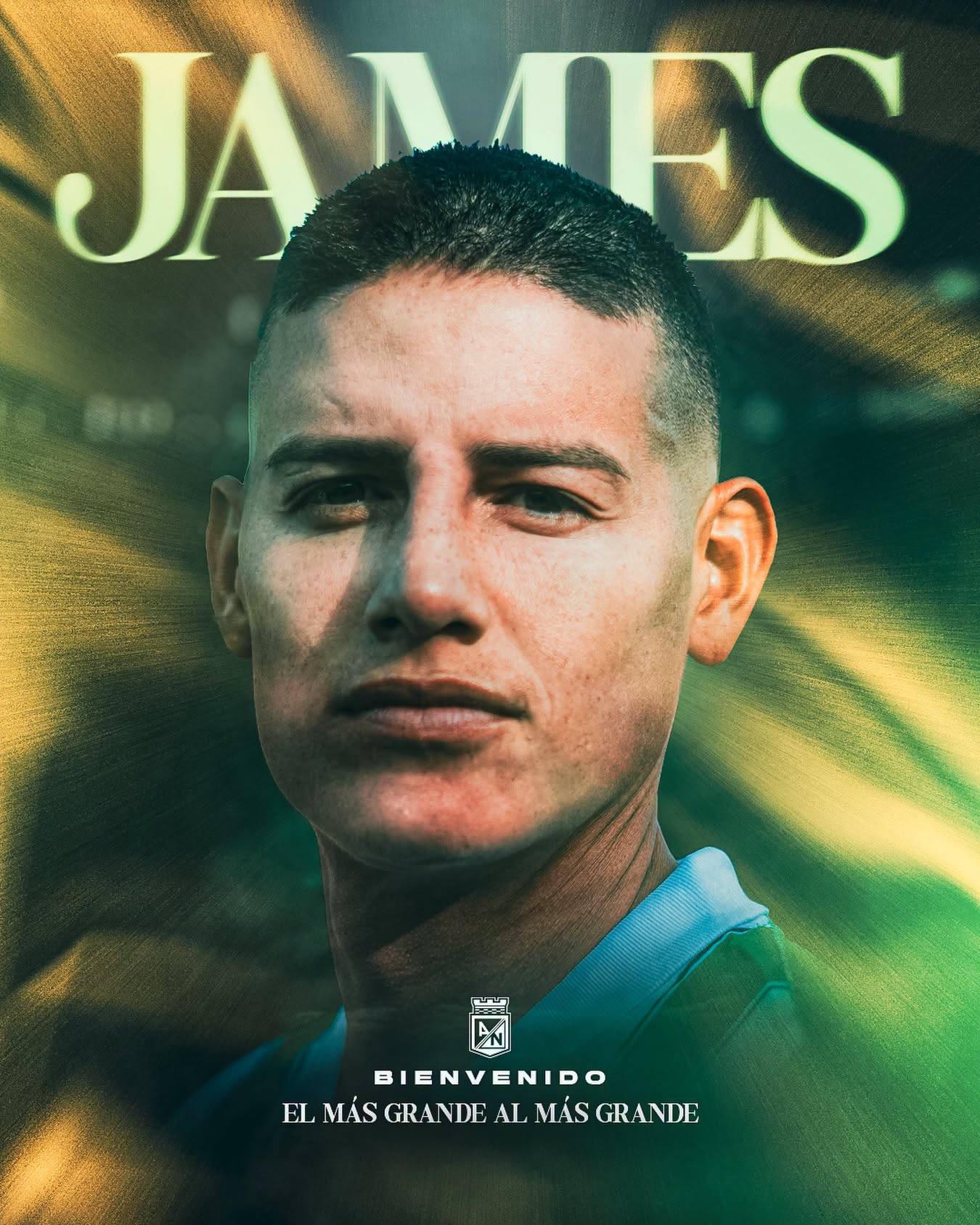 James Rodríguez vuelve a Colombia para convertirse en nuevo jugador de Atlético Nacional