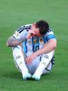 Lionel Messi: “El dolor es muy grande y va a costar que cierre esta herida”.